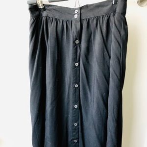 Forever 21 Black midi skirt